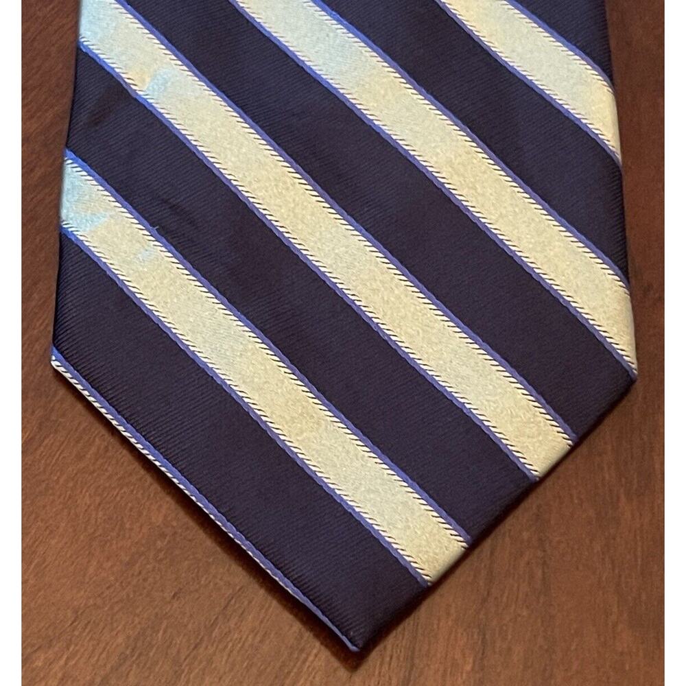 Britches Blue Green 100% Silk Men’s Neck Tie Made In China Long